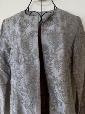 Silk Mid Length Jacket